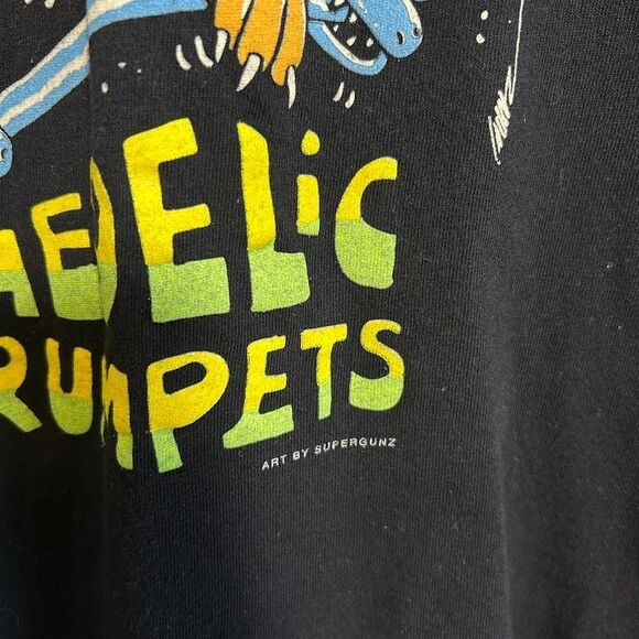 Psychedelic Porn Crumpets T Shirt Mens M Owl Cat Supergunz - Picture 5 of 6